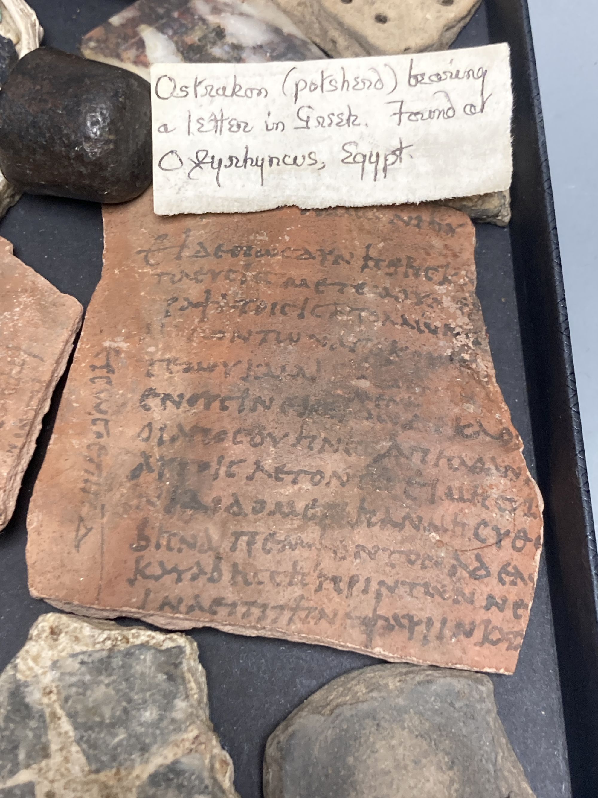 A group of Ancient Greek, Roman and Byzantine pottery and marble fragments